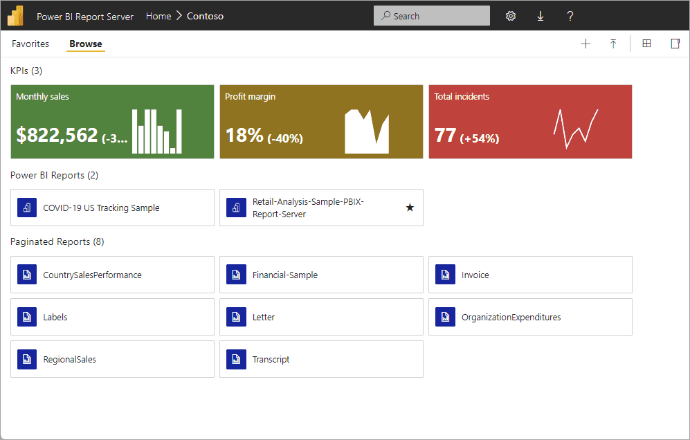 power bi and reporting services